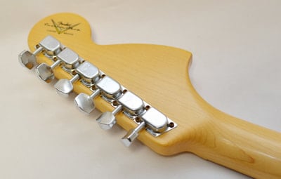 Limited 1969 Stratocaster Relic reverse headstock back