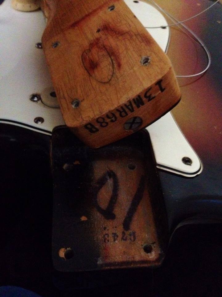 1968 Stratocaster Neck date