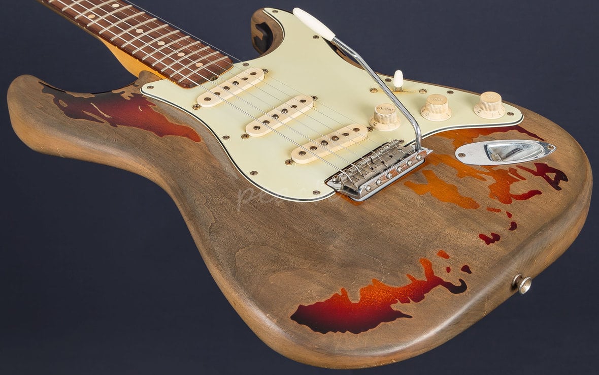 Rory Gallagher stratocaster Body side