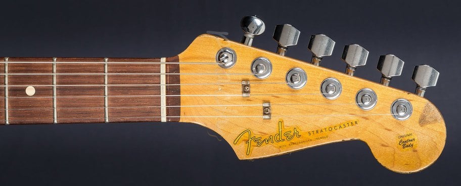 Rory Gallagher stratocaster Headstock front