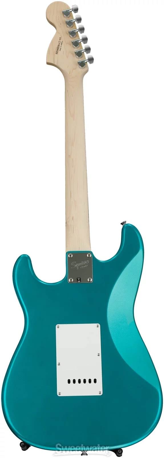 Gold Logo Squier Affinity Stratocaster HSS, Race Green Finish
