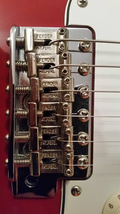 65 AVRI Stratocaster Saddles