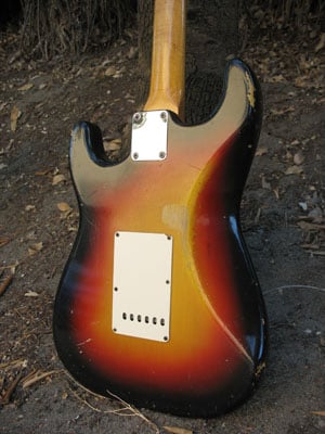 1964 Stratocaster Body Back