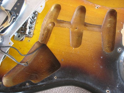 1960 Stratocaster Routing