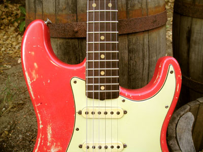 1963 Stratocaster Body front up