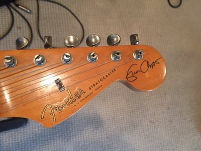 Eric Clapton Stratocaster headstock