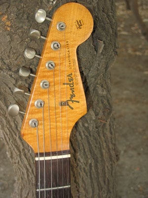 1964 Stratocaster Headstock front