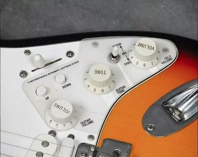 Standard Roland Ready Stratocaster knobs and switches