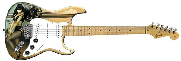 La 60th Anniversary Bettie Page Stratocaster, Courtesy of Pamelina H