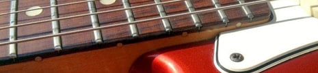 Le Stratocaster degli anni '60 con la tastiera in palissandro avevano i segnatasti laterali incastonati tra manico e tastiera
