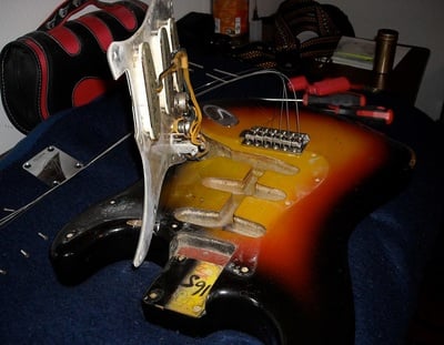 1966 Stratocaster Neck Pocket