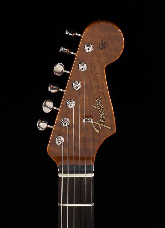 Artisan Ziricote Stratocaster headstock