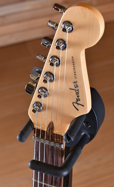 American Deluxe Stratocaster HSS Headstock front