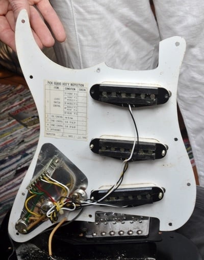 Squier Standard Stratocaster pickups and electronics