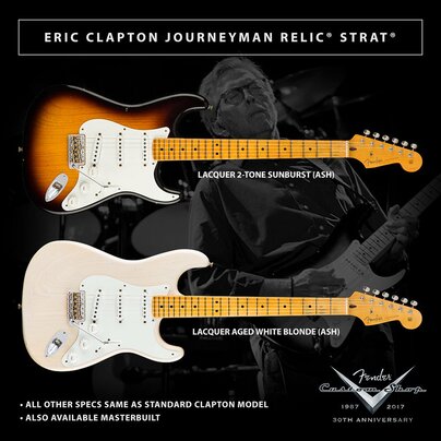 Journeyman Relic Strat Clapton2017