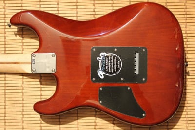 FSR Standard Stratocaster FMT body back