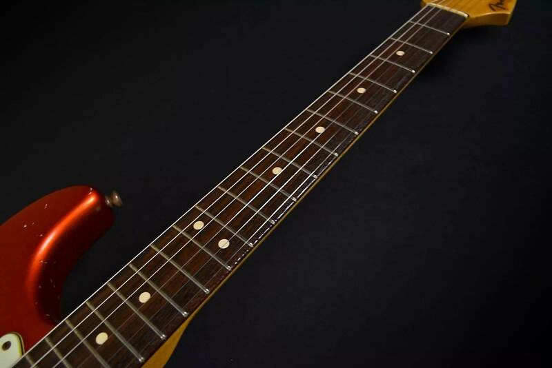 1963 Custom Stratocaster Relic fretboard