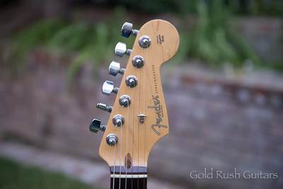 American Double Fat Strat Headstock front