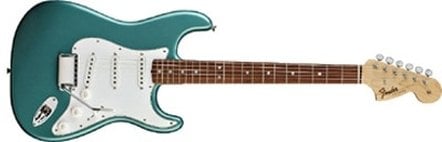 Una '66 Stratocaster NOS Teal Green Metallic (Catalogo Fender)