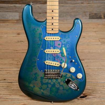 Blue Flower Paisley Stratocaster for Export body
