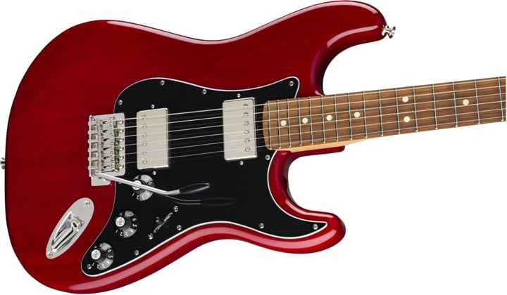 Limited Edition Mahogany Blacktop Stratocaster HH slanted body