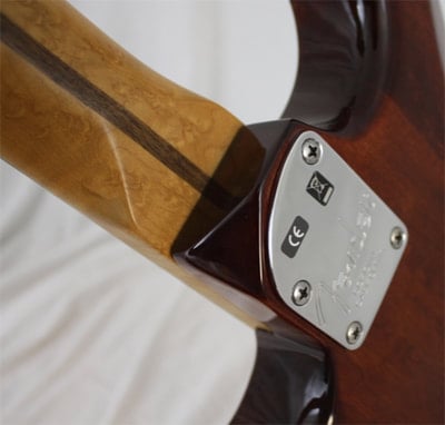 Fender Select Stratocaster HSS Neck Plate