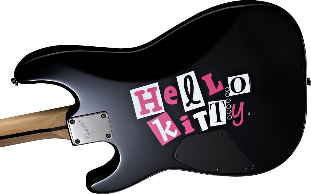 Hello Kitty Stratocaster Black