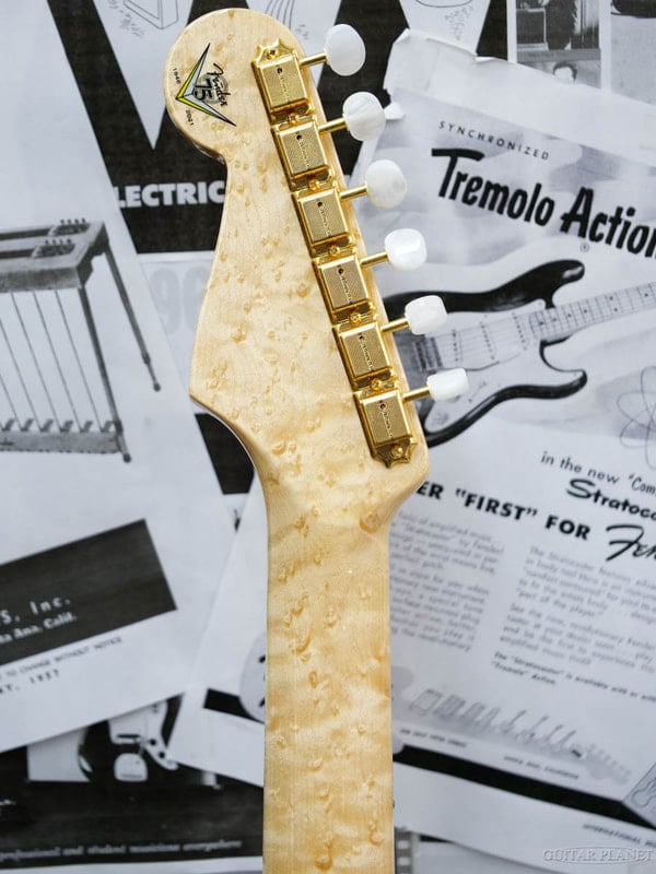 75th Anniversary Stratocaster Headstock Back