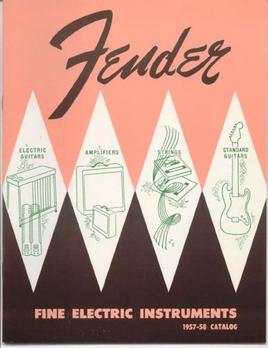 Fender catalog '57-'58