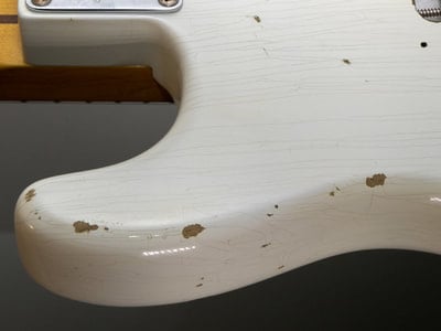 Ancho Poblano Stratocaster lower horn