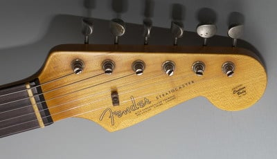 Yuriy Shishkov Builder Select 1963 Stratocaster headstock
