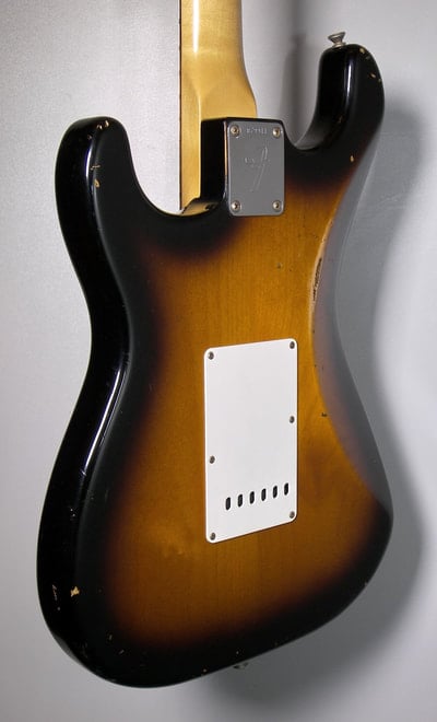 Time Machine 1970 Relic Stratocaster Body Back