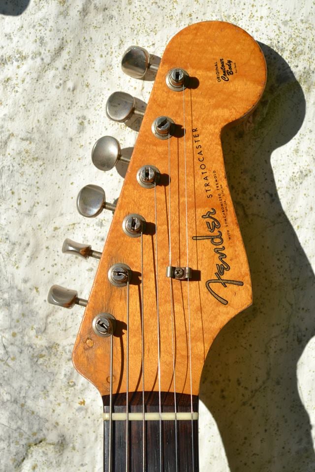 1961 Stratocaster Headstock front