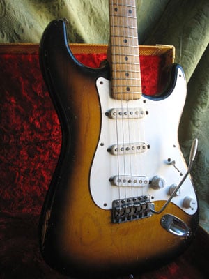 
1955 Stratocaster Body front