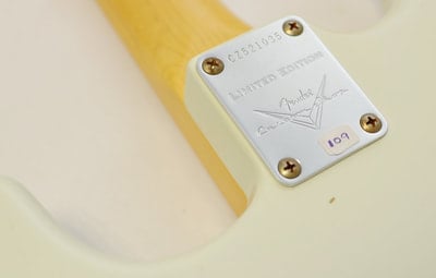 Limited 1969 Stratocaster Relic neck plate