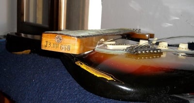 1966 Stratocaster Neck date