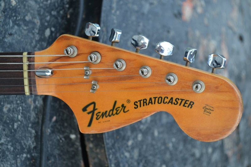 1973 Stratocaster Headstock front