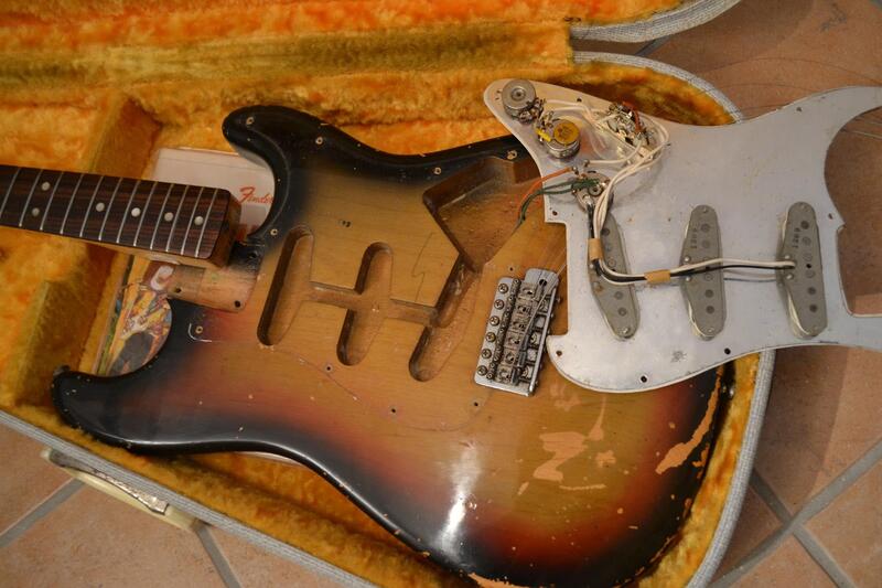1969 Stratocaster Under the Hood

