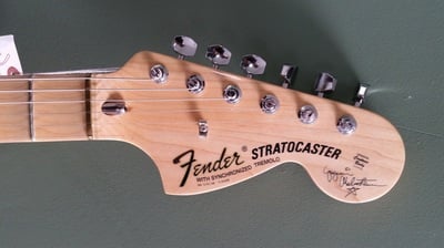 malmsteen stratocaster Headstock front