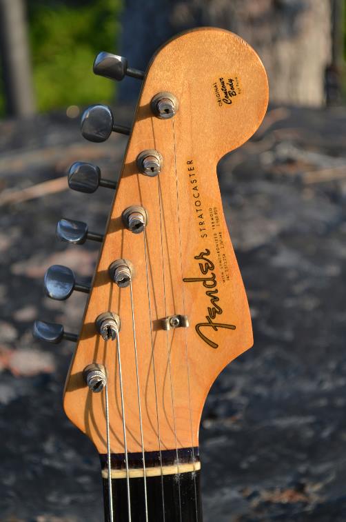 1962 Stratocaster Headstock front