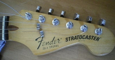 Smith Strat Headstock front
