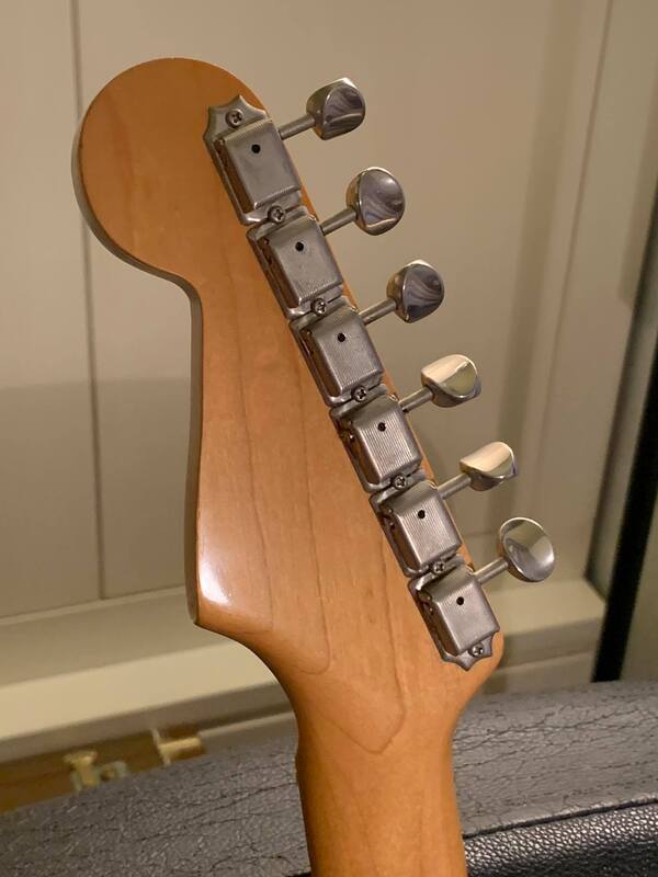 Squier '57 Vintage Stratocaster headstock back