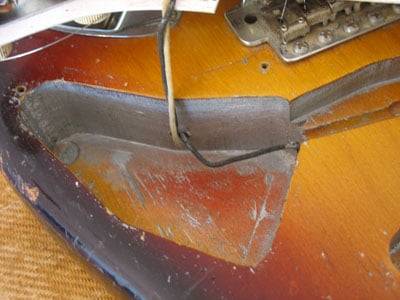 1958 Stratocaster Routing