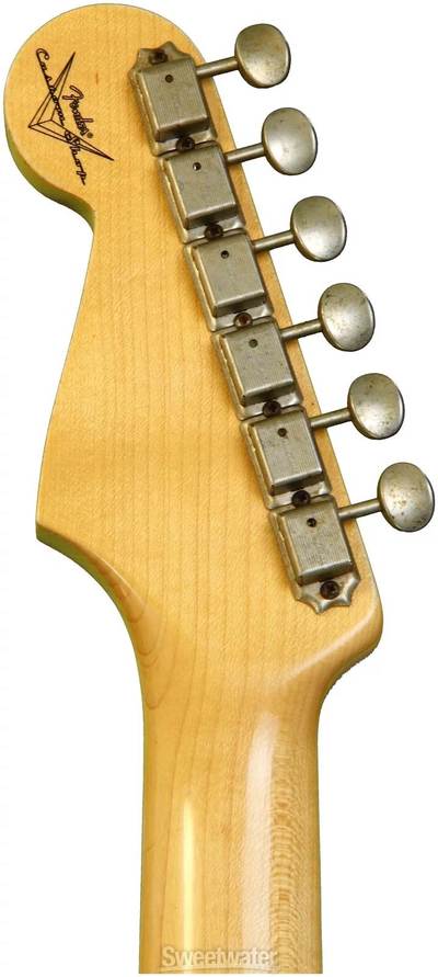 Time Machine 1960 Stratocaster Headstock Back