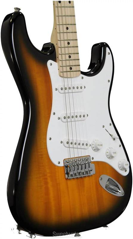 Gold Logo Squier Stratocaster, Affinity Series