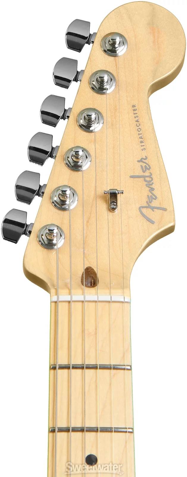 Dealer Event American Deluxe stratocaster Headstock front