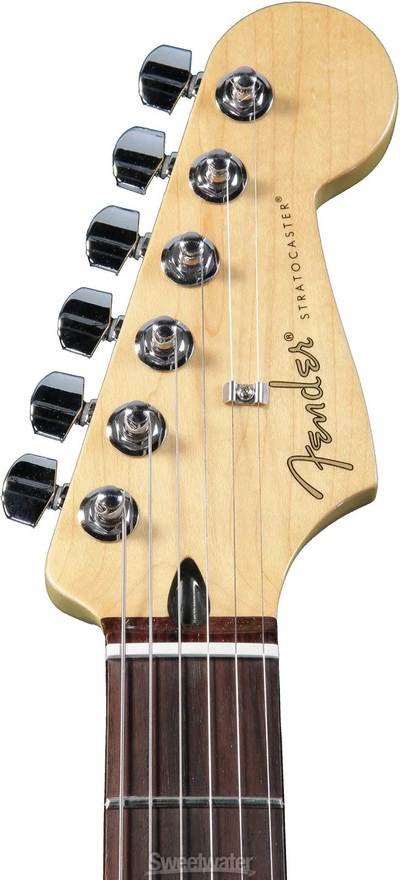 Blacktop Stratocaster HSH headstock