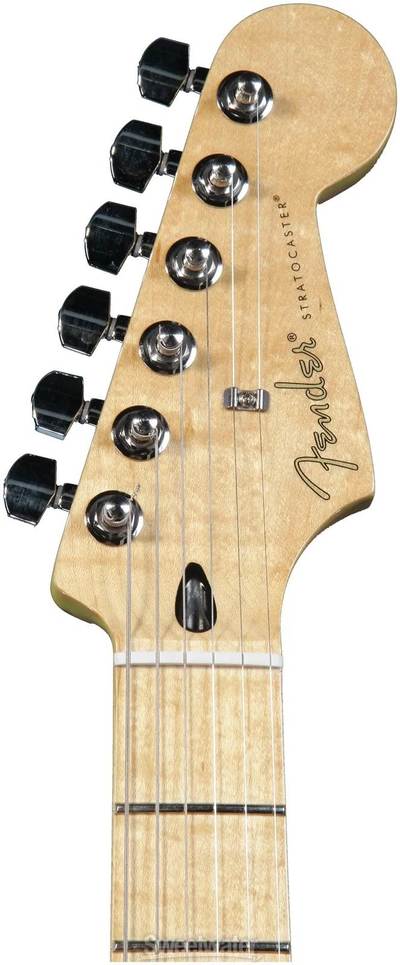 Blacktop Stratocaster HH headstock