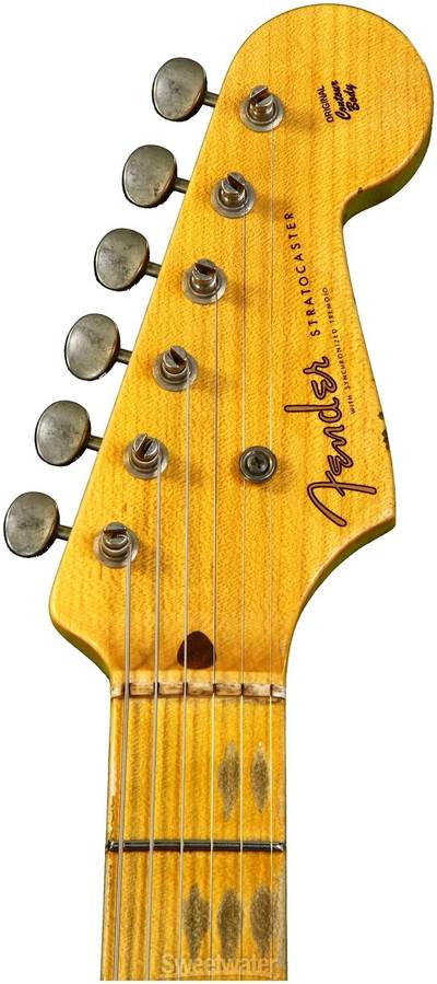 Limited Edition 1955 Relic Stratocaster headstock
