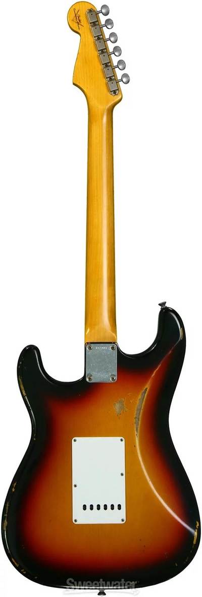 Time Machine 1963 Relic Stratocaster Back